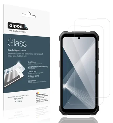 Image de 2x Protection ecrán pour FOSSiBOT F110Pro Verre souple Film Protecteur 9H dipos