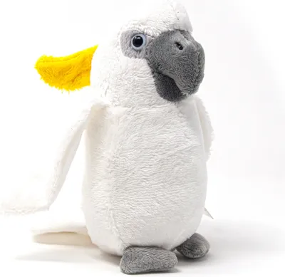 Image de Cornelissen - Doudou - cacatoès à crête jaune - 17 cm
