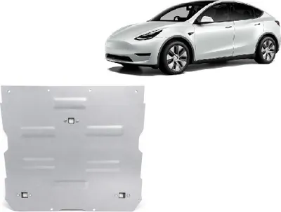 Immagine prodotto di Protezione anteriore in alluminio per motore elettrico – Tesla modello Y