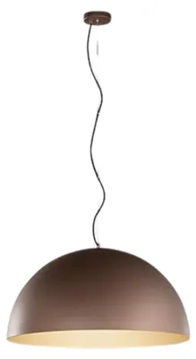 Immagine prodotto di Lampada a Sospensione in Metallo 10S48563, Finitura Marrone Metallizzato e Oro Opaco, 3x E27 Max 60W, Design Moderno Regolabile in Altezza - Perenz