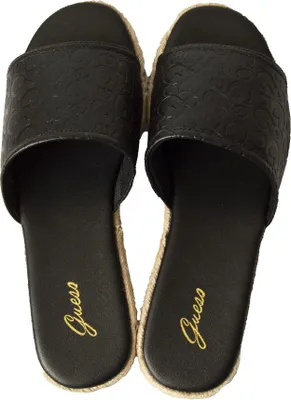 Produktbild von GUESS Damenslipper mit Logoband Slide Artikel JOURDAN FLOJOUELE19, Piede 39, Poliestere 100%