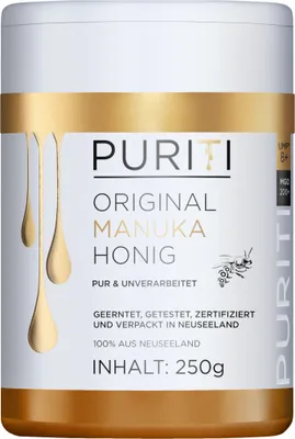 Produktbild von PURITI Manuka-Honig MGO 200+ 250g aus Neuseeland