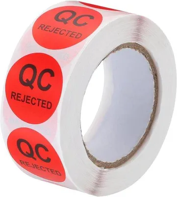 Produktbild von Rotetiketten 25mm Inventar-Verwaltung 500 Stück