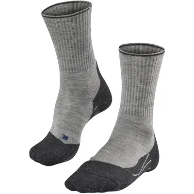 Produktbild von FALKE TK2 Wool Silk Trekkingsocken light grey 46-48