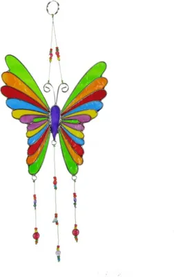 Produktbild von Sonnenfänger Schmetterling, Polyresin, bunt, ca. 14 cm
