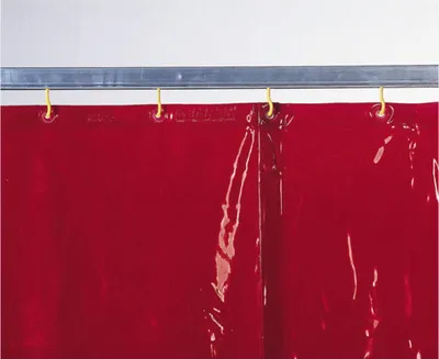 Image de Rideau de protection pour soudeurs Elmag rouge, 56252