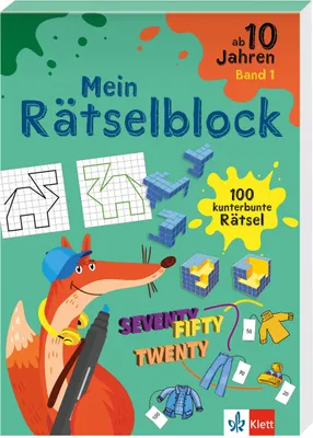 Produktbild von Klett Mein Rätselblock ab 10 Jahren Band 1
