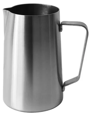 Edelstahl-Milchkanne 1 Liter, professionell