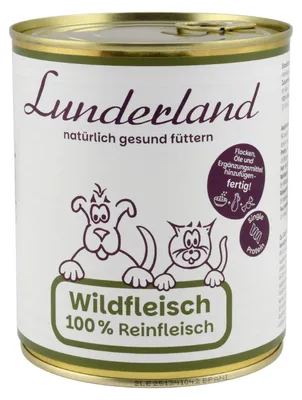 Produktbild von Lunderland Reinfleisch-Dose Wildfleisch 800g