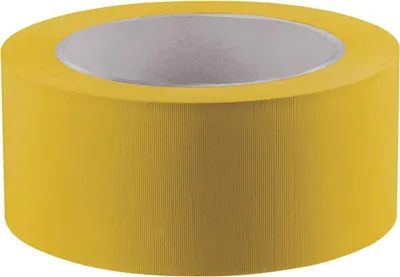 Produktbild von Putzband quergerillt gelb Lnge 33 m Breite 30 mm
