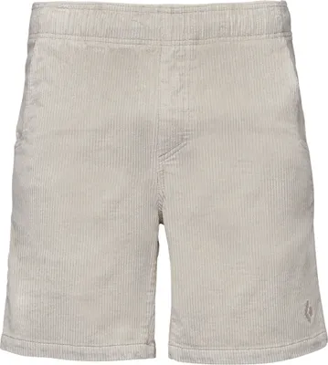 Beige Corduroy Shorts von Black Diamond; geeignet für Klettern und Bouldern.
