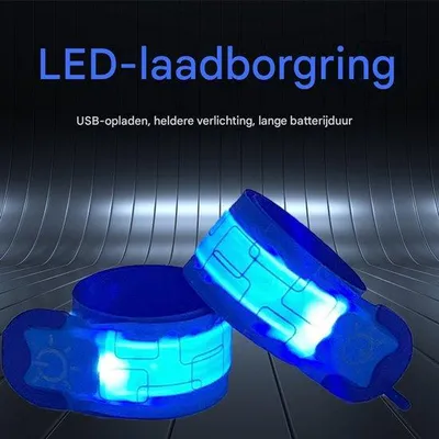 Produktbild von Blauwe LED-Lichtring mit USB-Ladefunktion, Blinklicht, LED-Lichtband für Bühnenbeleuchtung.