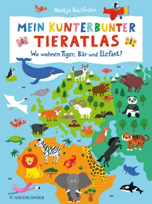 Produktbild von Mein kunterbunter Tieratlas