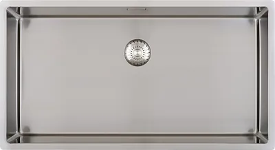 Produktbild von CARESSI Spüle CAPP74R10 mit Ab- und Überlaufgarnitur in Handbetätigung / ab 80 cm Schrankbreite / Einbauspüle