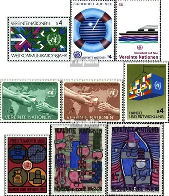 Produktbild von Briefmarken UNO - Wien 1982 Mi 29-37 (kompl.Ausg.) Jahrgang 1982 komplett gestempelt Freimarken