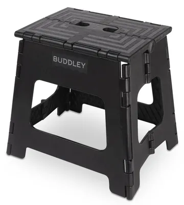 Immagine prodotto di Sgabello pieghevole - Antiscivolo - Nero - XL - Per cucina e bagno