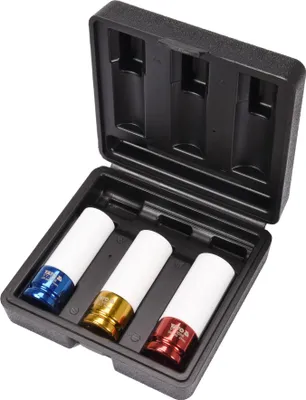 Obrázek produktu pro Rázové ořechy pro hliníková kola YATO YT-1056 17-21 mm 3 ks.