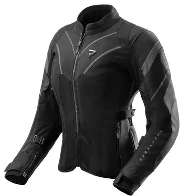 Produktbild von Rebelhorn Hiflow 5 wasserdichte Damen Motorrad Textiljacke, schwarz, 3XL