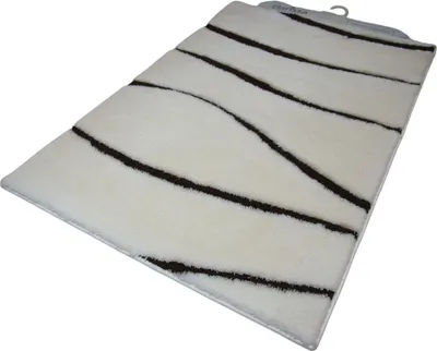 Produktbild von Clarissa Badematte Badteppich Badvorleger Duschvorleger Badezimmerteppich 70x100cm Versus Jasmin Dunkelbraun