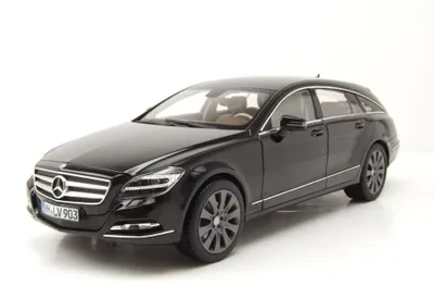 Produktbild von Norev 183944 Mercedes CLS Shooting Brake X218 2011 schwarz metallic 1:18