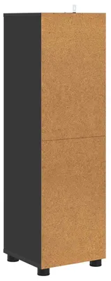 Zdjęcie produktu dla Szafka Łazienkowa z szufladą z półką Czarny 30,5 x 30 x 101 cm