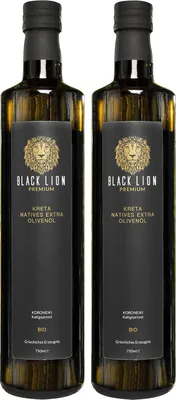 Produktbild von KRETA | griechisches  Olivenöl Kaltgepresst, nativ extra | mild-fruchtig-lecker | 100% Koroneiki-Olive Premium (2x 750ml) 1,5L