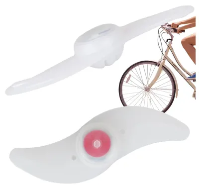 Produktbild von LED Speichenlicht Fahrrad Speichenlampe Fahrradlampe Rot mit 3 Leuchtmodi batteriebetrieben