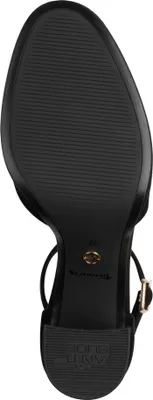 Produktbild von Tamaris Damen Pumps offen mit Fesselriemen und Blockabsatz 1-22463-45, Größe:38 EU, Farbe:Schwarz