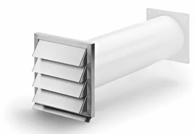 Zdjęcie produktu dla Naber COMPAIR System Ø 125 Klima-E 125 Żaluzja ścienna ze stali nierdzewnej