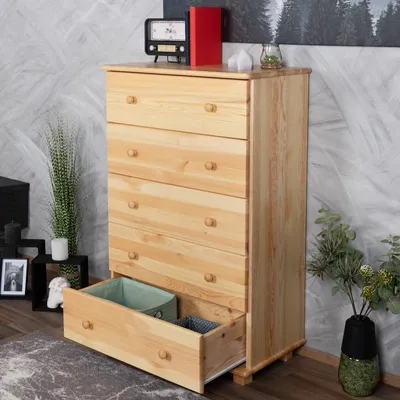 Produktbild von Kommode Massivholz 020 - 122 x 80 x 47 cm (H x B x T)
