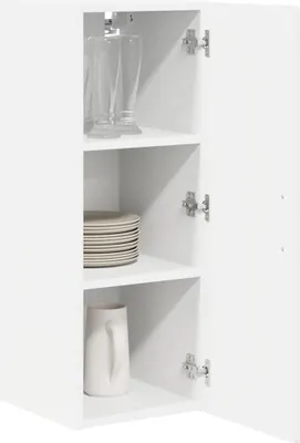 Produktbild von Langlebige Küchenschrank mit Regal Weiß 30 x 31 x 80cm Holzwerkstoff - Möbel723596 - Küchenschränke