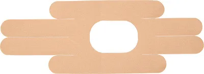 Produktbild von Kinesiologie-Tape für das Knie, vorgeschnittenes Knie-Tape, atmungsaktives selbstklebendes Sport-Tape, elastisches Sport-Tape, Muskelunterstützung zum Laufen, Wandern, Reiten