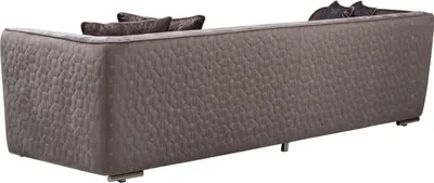 Produktbild von Dreisitzer Sofa 3 Sitzer Polstersofa Stoffsofa Moderne Braun Sofas