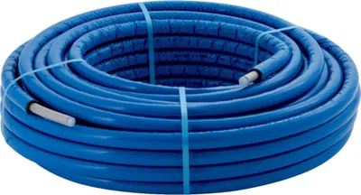 Produktbild von Geberit Systemrohr ML, blau, d16mm, vorgedämmt 13mm, Bund mit 50m, 1 Stk.