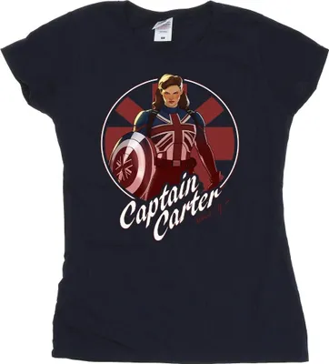 Produktbild von Marvel - "What If" T-Shirt für Damen BI35215 (XL) (Marineblau)