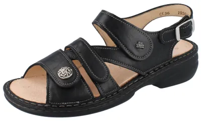 Produktbild von FINN COMFORT Gomera Damen Sandale schwarz Glattleder - Größe: 40