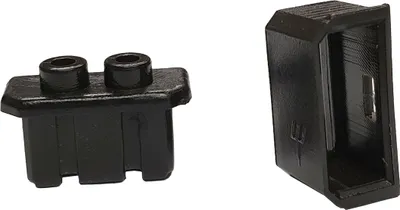 Produktbild von Stecker für Nabendynamo Shimano oder Novatec, zweiteilig, schwarz