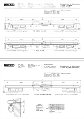 Produktbild von Geze Montageplatte ISM-BG silber passend für ISM Gleitschiene BG - 118704