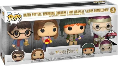 Obrázok produktu pre FUNKO POP! - Harry Potter - Harry Potter Hermiona Grangerová Ron Weasley Albus Brumbál 4 Pack Special Editon