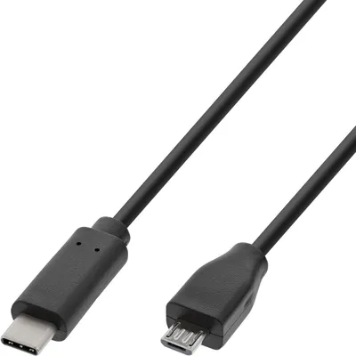 Productafbeelding van USB 2.0 kabel Type-C naar Micro-B 1 m - Oplaadkabel