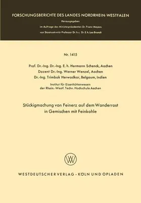 Obrázek produktu pro Stückigmachung von Feinerz auf dem Wanderrost in Gemischen mit Feinkohle