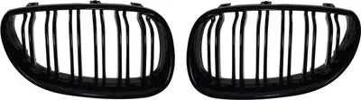 Produktbild von Nieren Grill Kühlergrill für BMW 5er E60 M5 Limo 2004-2010 Schwarz Glanz