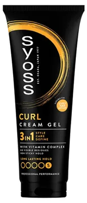Immagine prodotto di Syoss Curl Control Creamy Styling Gel per capelli ricci, 250ml