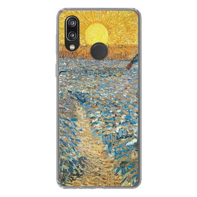 Produktbild von MuchoWow® Handyhülle Schutzhülle Hülle für Huawei P20 Lite (2020) Der Sämann - Vincent van Gogh Silikon Softcase Handy Hülle - Kartenhalter