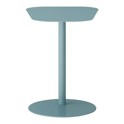 Produktbild von Beistelltisch 'Nastätten' Balkontisch Metall 50 x 50 x 38 cm Blau, matt