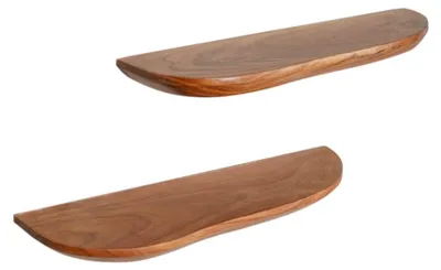Produktbild von Starfurn Wandregal Live Edge | 60 cm | 2er-Set