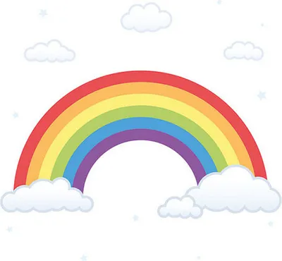 Produktbild von RP 20 Servietten Rainbow - Klarer Regenbogen 33x33cm