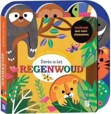 Image de Such- und Fühlbuch für Standardverlage – Tiere im Regenwald ab 12 Monaten