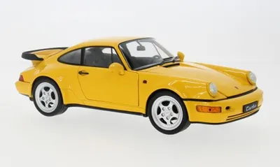 Produktbild von Welly WEL18026yellow - 1/18 / Porsche 911 Turbo (964), gelb - Neu