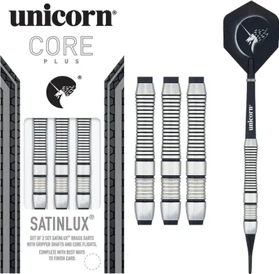 Produktbild von Unicorn Core+ Satinlux Soft Darts - 18g -- 1 Satz